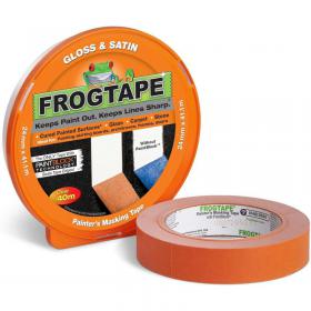 Frog Tape Orange Gloss & Satin Painters Masking Tape 24mm X 41.1M 000026