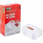 Pest-Stop Pre-Baited Rat Station Rat Control Fast Acting Baits Secure Lock System 000703