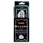 Helix Oxford Maths Set includes Various Stationery Items and Storage Tin Black Ref B43000 000833