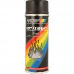 Motip M04031 Heat Resistant Lacquer-Black Black 1 x 400 ml 002931