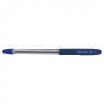 Pilot BPS GP Ball Pen Rubberised Grip Fine 0.7mm Tip 0.27mm Line Blue Ref 4902505142789/SA [Pack 12] 003430