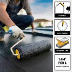Everbuild Black Jack 904 Roof Felt Adhesive High Strength Black 1 Litre 005009