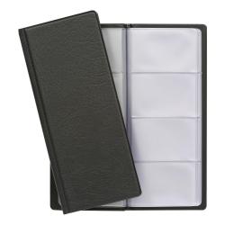 Cheap Stationery Supply of 5 Star Office Classic Business Card Book PVC 64 Pockets for 128 Cards 278x120mm Black 005989 Office Statationery