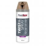Plastikote Premium Paint Spray Satin Finish Cappuccino 400ml. 007864