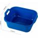 Addis Large Rectangular 10L Washing Up Bowl With Handles, Cobalt Blue 008722