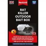 Rentokil Rat Killer Outdoor Bait Box 11 X 17 X 27cm Ref Ren0375 1 x Bait Box 010348
