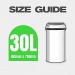Ecobag - 20 Pack White Kitchen Drawstring Bin Liner - 30L 010504