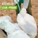 Ecobag - 20 Pack White Kitchen Drawstring Bin Liner - 30L 010504