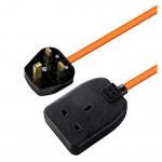 Masterplug Garden Extention Lead, 10 Metre, Black 010561