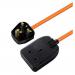 Masterplug Garden Extention Lead, 10 Metre, Black 010561