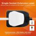 Masterplug Garden Extention Lead, 10 Metre, Black 010561