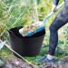 Xtrade Flexitub Black 25L Recycled Building Site Garden Clearing Stables 011296