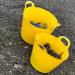 XTrade Flexi-Tub 56L Yellow 100% Recycled 100kg+ weight carrying Capacity. 011460