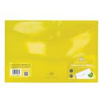 Concord Stud Wallet File Translucent Polypropylene Foolscap Yellow Ref 7086-PFL [Pack 5] 012040