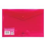 Concord Stud Wallet File Vibrant Polypropylene Foolscap Pink Ref 6129-PFL (PNK) [Pack 5] 01213X