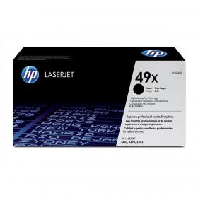 HP 49X Laser Toner Cartridge High Yield Page Life 6000pp Black Ref Q5949X 012475