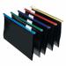 Snopake HangGlider Suspension Files Polypropylene 15mm V-base Foolscap Assorted Ref 10279 [Pack 25] 012792