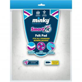 Minky Smartfit Felt Ironing Board Pad, White, 125 x 45cm 013482