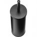 Croydex Toilet Holder with Brush Matt Black 014332
