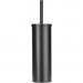 Croydex Toilet Holder with Brush Matt Black 014332