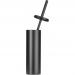 Croydex Toilet Holder with Brush Matt Black 014332