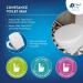 Croydex Constance Flexi-Fix White Universal Toilet Seat Soft Close 016519
