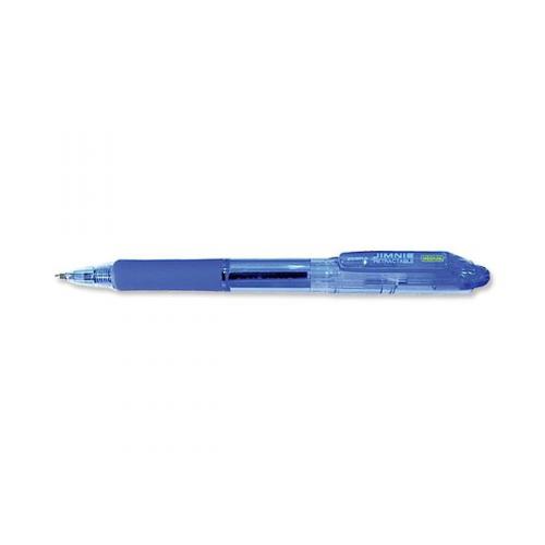 Zebra Jimnie Retractable Ballpoint Pen (Blue) -