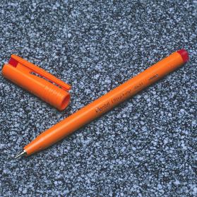 Pentel S570 Ultra Fine Pen Plastic 0.6mm Tip 0.3mm Line Red Ref S570-B Pack of 12 017021
