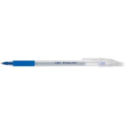 Bic Cristal Grip Clear Barrel Ballpoint Pen 1.0mm Tip 0.4mm Line (Blue)  802801 (Pack of 20 Pens) 2 For 1 Oct 2015 802081-xxx