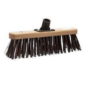 Castledale 12” Stiff Synthetic Brush Head with Plastic Socket 021329