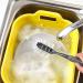 Addis Rectangular Washing Up Bowl With Handles, Plastic, Bright Yellow, 39 X 32 X 14 Cm 021667