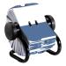 Rolodex Classic 200 Rotary Business Card Index File with 200 Sleeves 24 A-Z Index Tabs Black Ref 67236