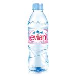 Evian Natural Mineral Water Still Bottle Plastic 500ml Ref 01210 [Pack 24] 022071