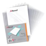 Rexel Nyrex Folder Cut Back A4 Clear Ref 12121 [Pack 25] 022225