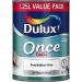 Dulux Once Gloss Paint For Wood And Metal - Pure Brilliant White 1.2 5 Litres 024190