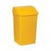 Flip Top Bin Composite Plastic 60 Litres Yellow