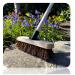 Castledale Wooden Deck Scrubbing Brush Head 9” 23cm With Bassine Fibres 024307