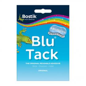 Bostik Blu Tack Original Mastic Adhesive Non-toxic Handy Pack 60g Ref 801103 Pack of 12 024552