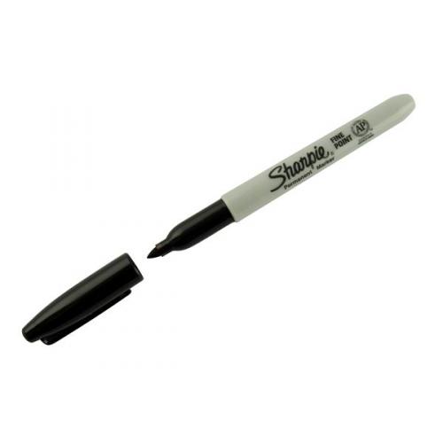Sharpie Permanent Markers Pen Fine Point Black  1.0 mm Box of 12 pens 