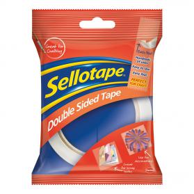 Sellotape Double Sided Tape 25mm x 33m Ref 1447052 Pack of 6 025116