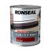Ronseal Doorstop Paint Tile red Satin Doorstep Paint, 750ml 025387