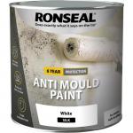 Ronseal Anti Mould Paint White Silk 1 x 2.5 Litre 026252
