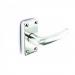 Securit S3072 Aluminium Latch Handles Bright (Pair) 027102