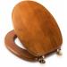 Croydex Antique Pine Toilet Seat - Oval Wooden Toilet Seat 027433