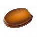 Croydex Antique Pine Effect Toilet Seat - Solid Wood Toilet Seat 027441