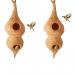 Fixtures Coir Double Bird Nest Great Garden Feature Organice and Eco Friendly 028480