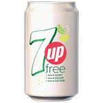7UP Free Lemon and Lime Soft Drink Can 330ml Ref 203389 [Pack 24] 028740