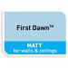 Dulux Matt Emulsion Paint For Walls And Ceilings - First Dawn 2.5 Litres 029082