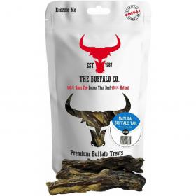The Buffalo Co. Buffalo Tail for Dogs 200g 100% Natural Grass-Fed Dog Treats 1 x 200g 029322
