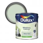 Dulux Silk Emulsion Paint For Walls And Ceilings - Willow Tree 2.5 Litres 029454